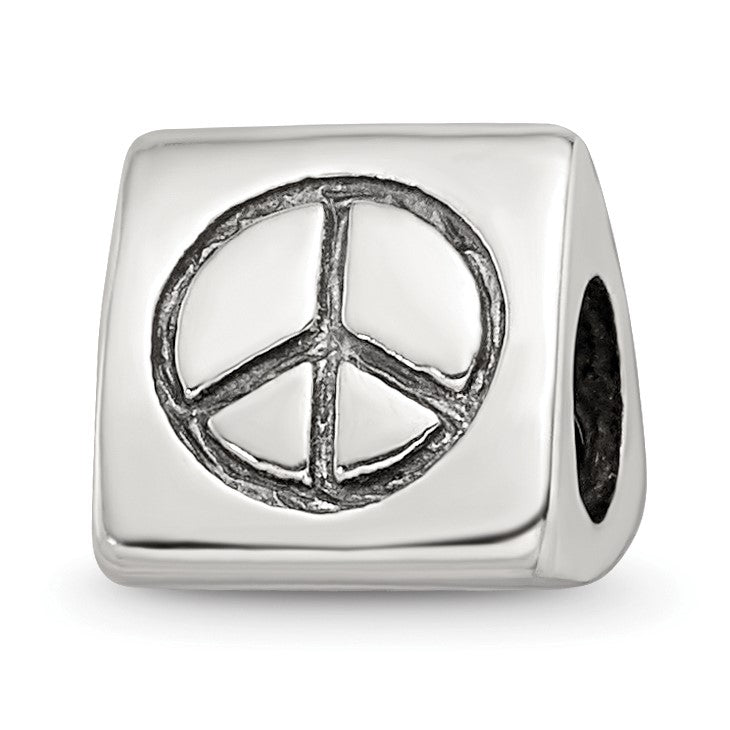 Sterlingsilber Reflections Frieden, Smiley Face & Herz Trilogy Perle