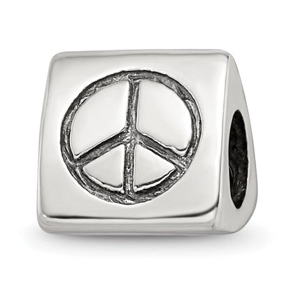 Sterlingsilber Reflections Frieden, Smiley Face & Herz Trilogy Perle