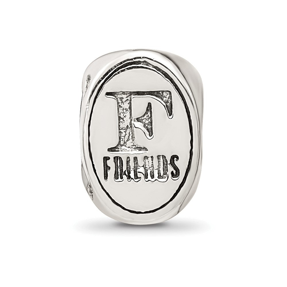Sterlingsilber Reflections Beste Freund Trilogy Oval Perle