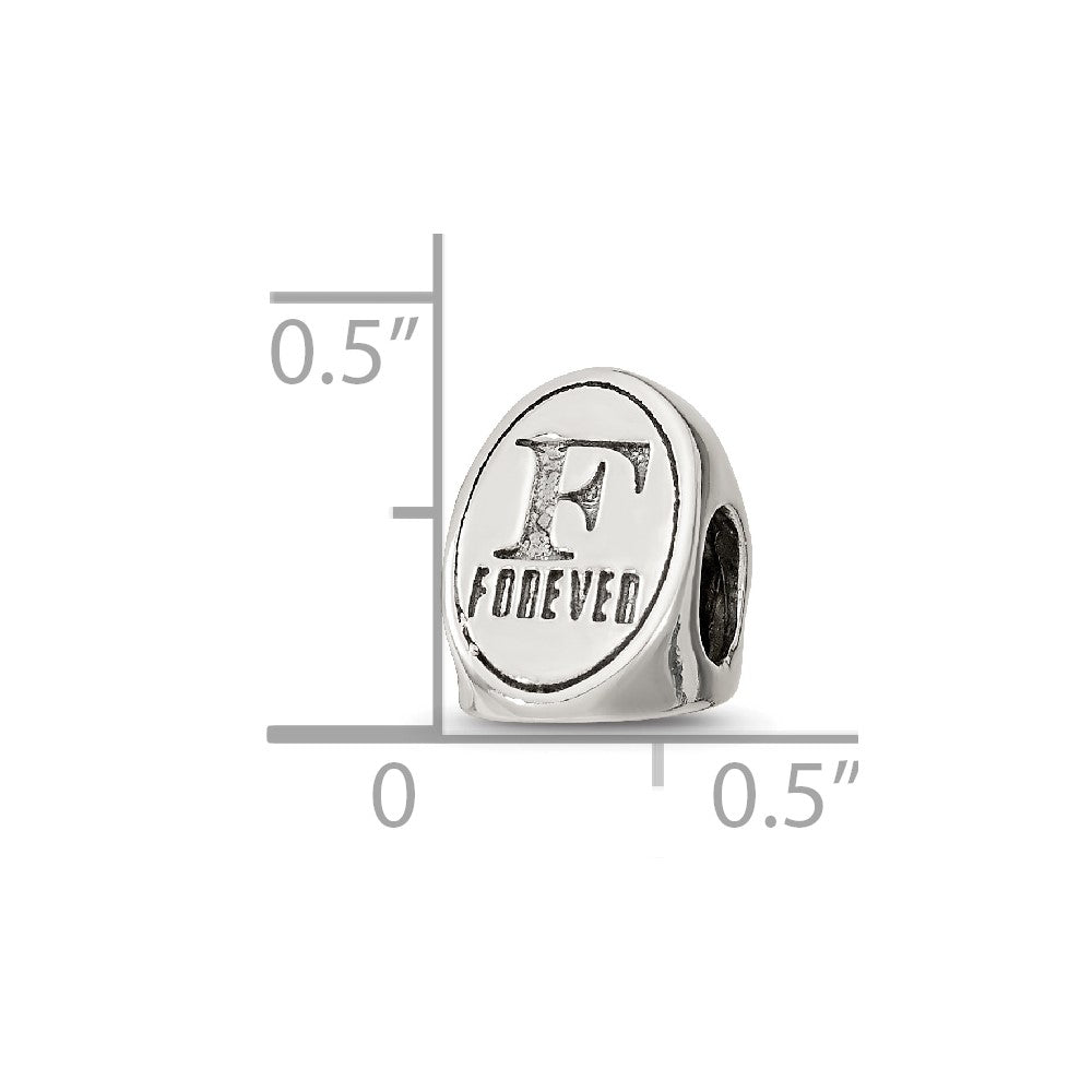 Sterlingsilber Reflections Beste Freund Trilogy Oval Perle