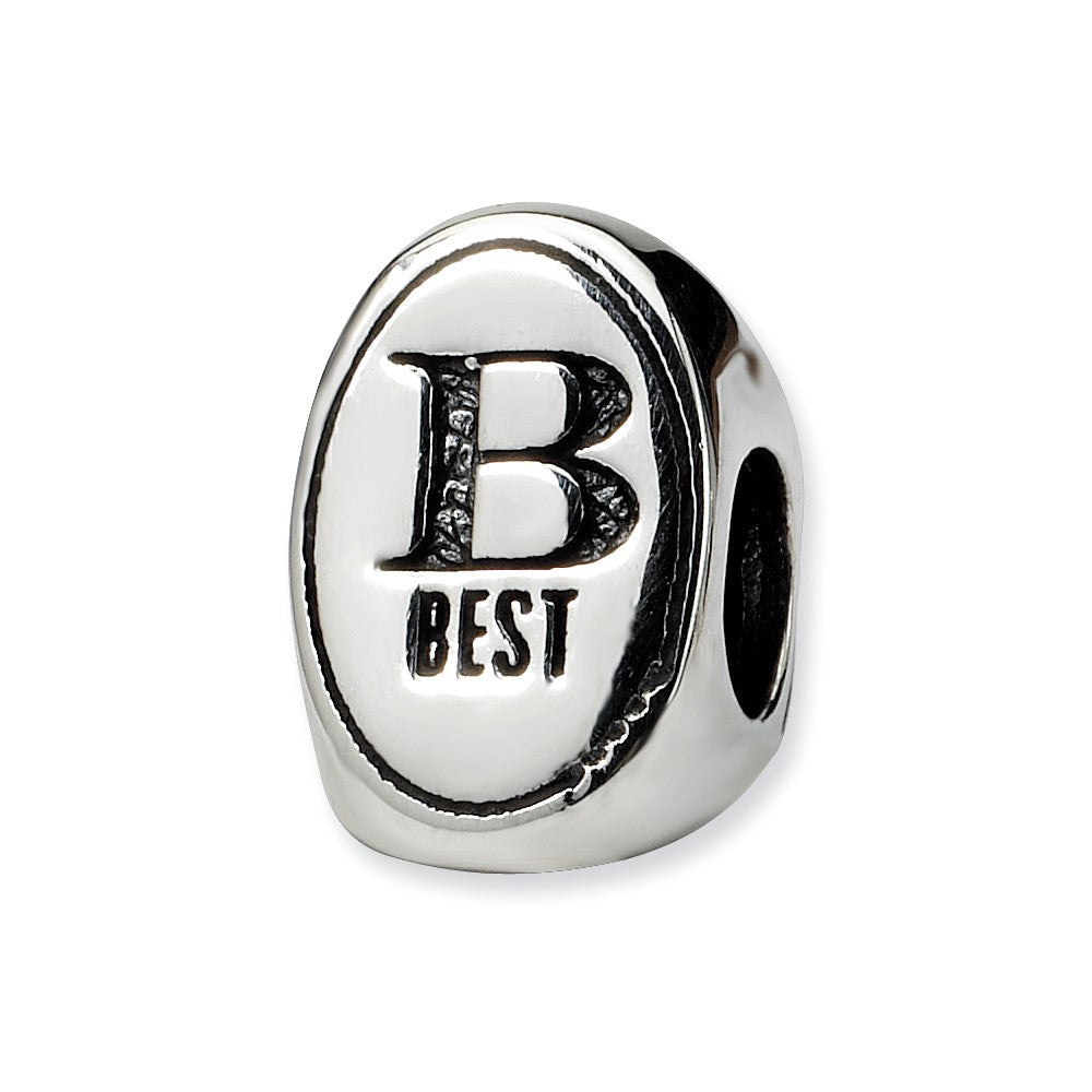 Sterlingsilber Reflections Beste Freund Trilogy Oval Perle