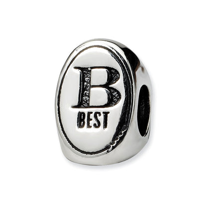 Sterlingsilber Reflections Beste Freund Trilogy Oval Perle
