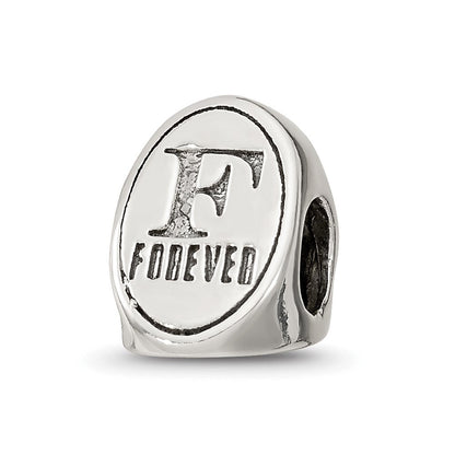 Sterlingsilber Reflections Beste Freund Trilogy Oval Perle