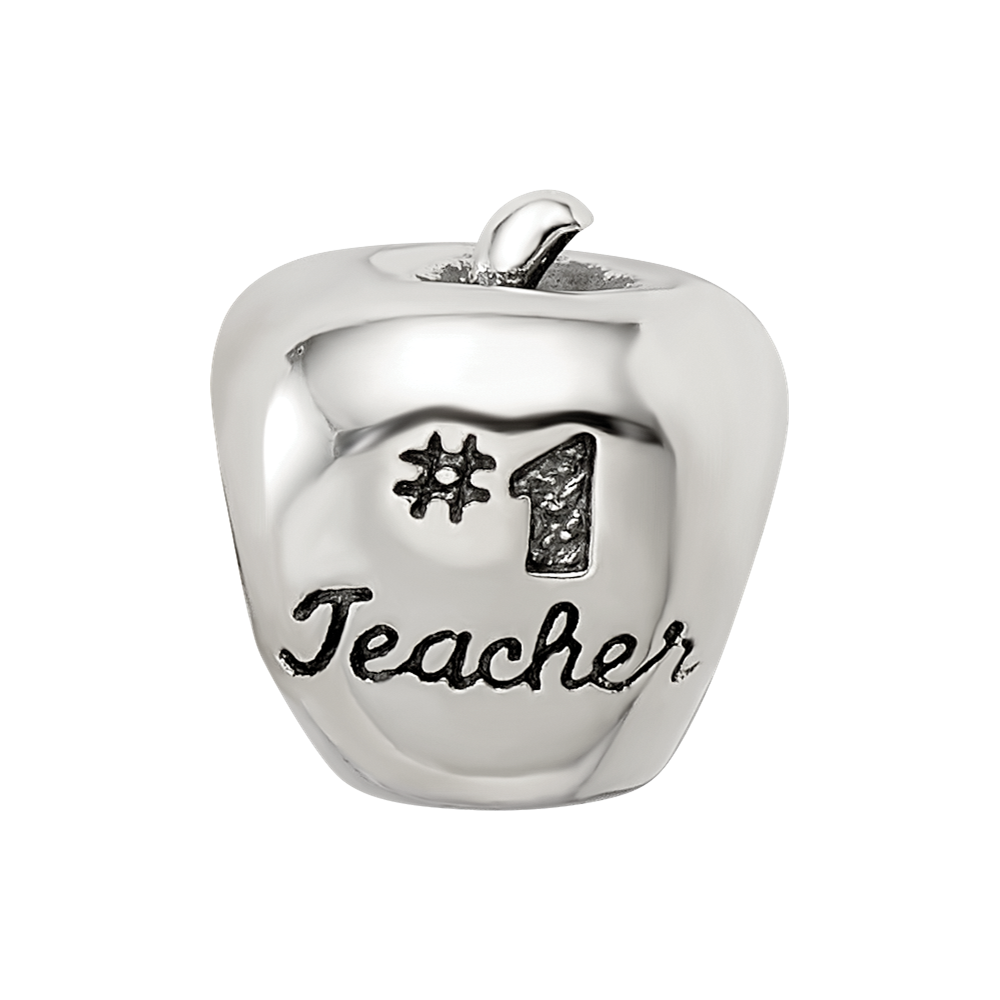 Sterlingsilber Reflections #1 Lehrer auf Apple Perle