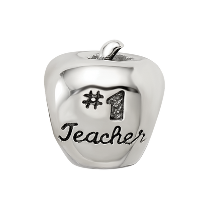 Sterlingsilber Reflections #1 Lehrer auf Apple Perle