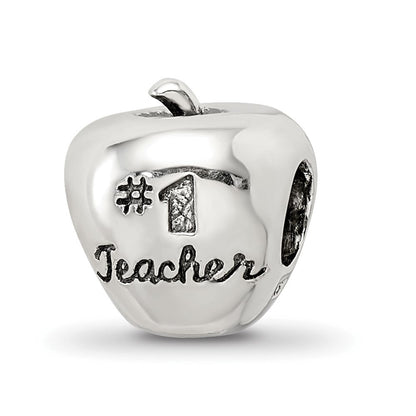 Sterlingsilber Reflections #1 Lehrer auf Apple Perle
