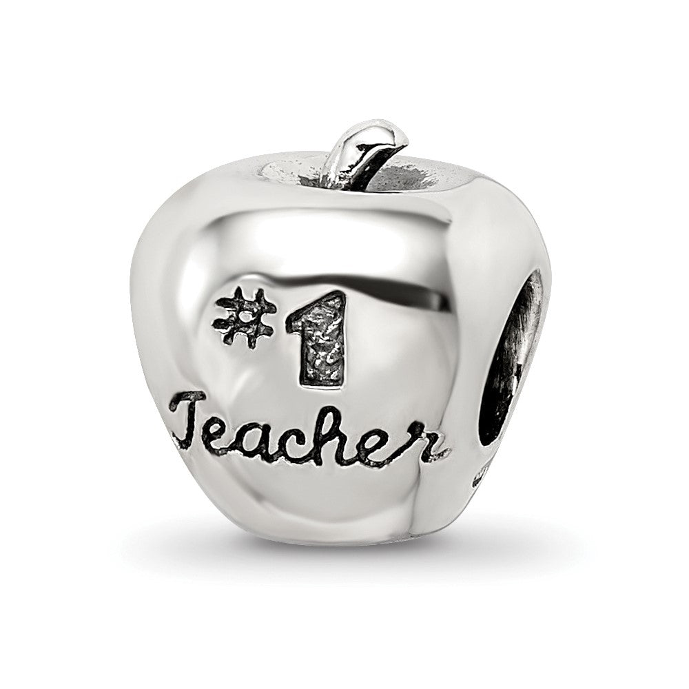 Sterlingsilber Reflections #1 Lehrer auf Apple Perle