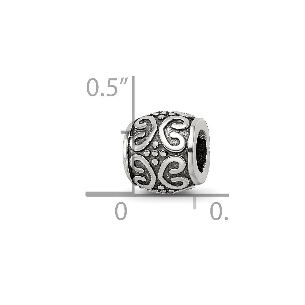 Sterlingsilber Reflections Ranke & Dots Bali Perle