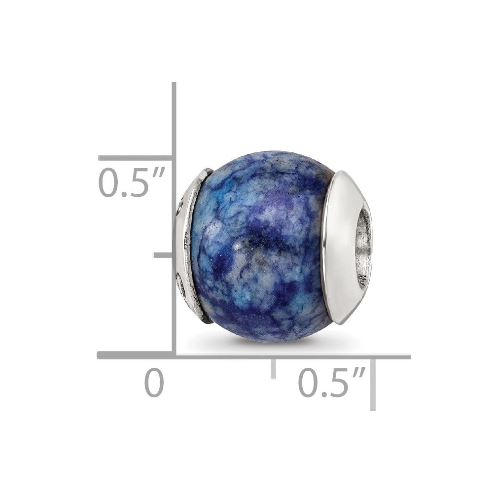 Sterlingsilber Reflections Lapis Stein Perle