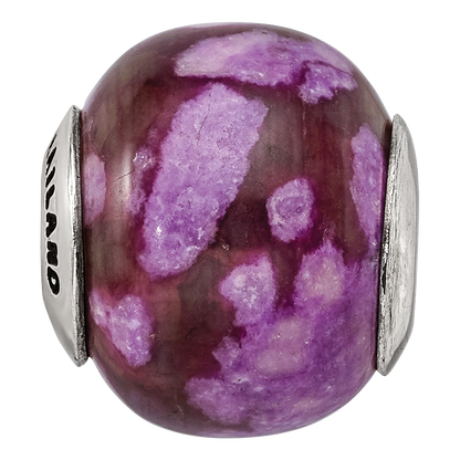 Sterlingsilber Reflections Lila Magnesite Stein Perle
