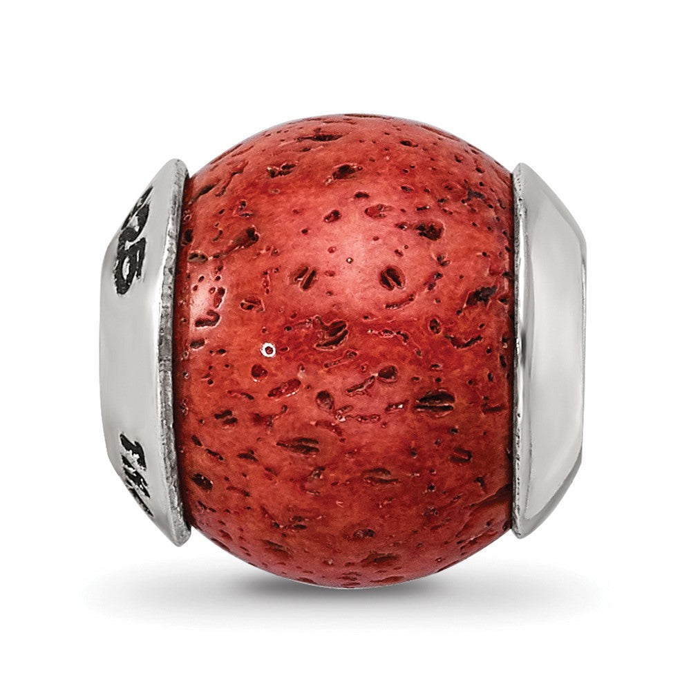 Sterlingsilber Reflections Coral Stein Perle