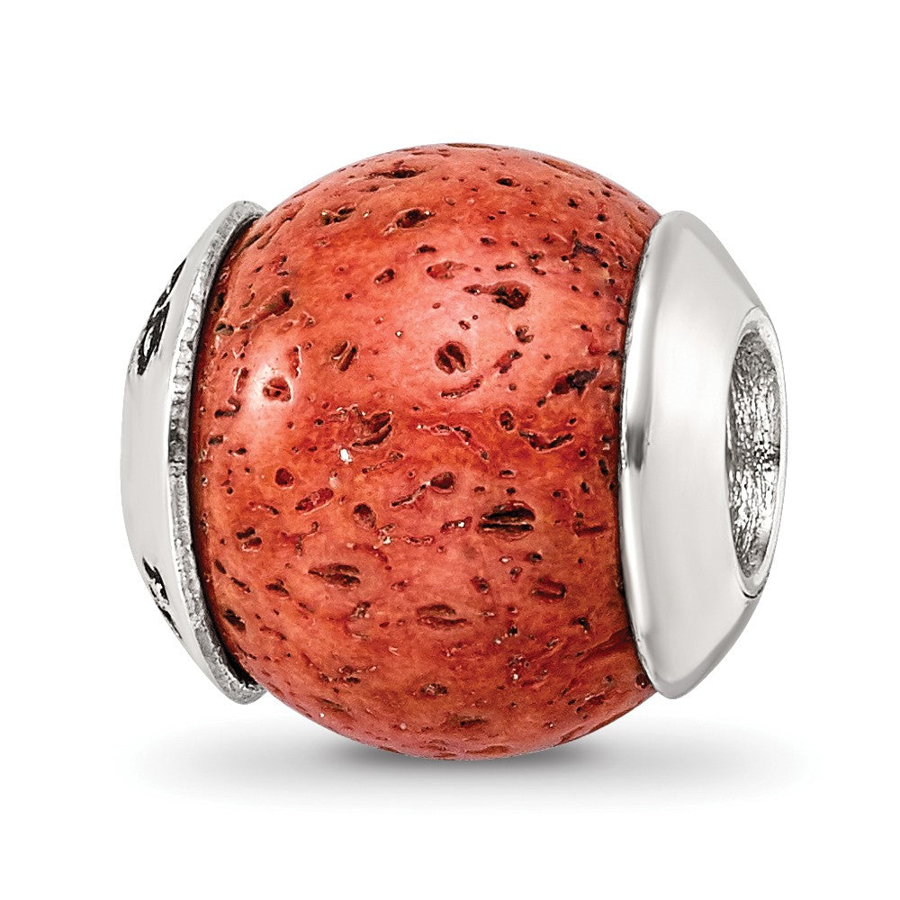 Sterlingsilber Reflections Coral Stein Perle