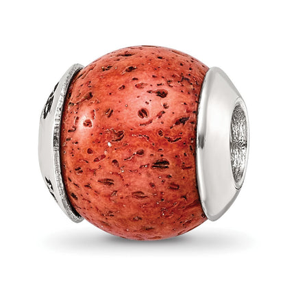 Sterlingsilber Reflections Coral Stein Perle