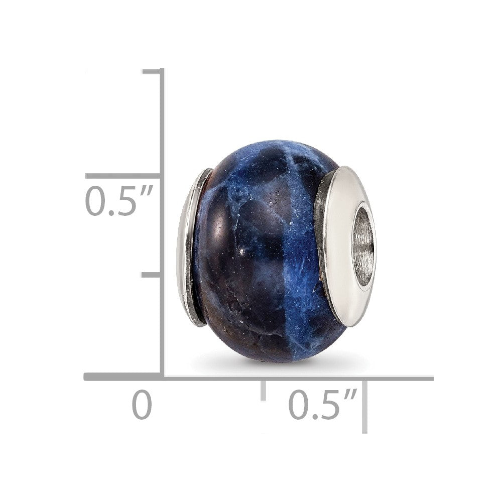 Sterlingsilber Reflections Sodalite Stein Perle