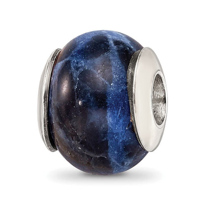 Sterlingsilber Reflections Sodalite Stein Perle