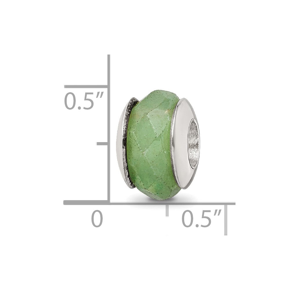 Sterlingsilber Reflections Aventurine Stein Perle