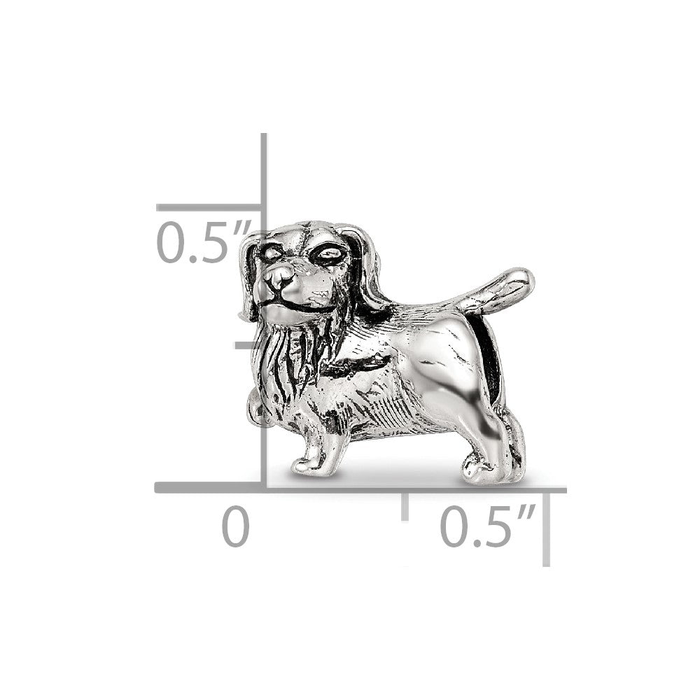 Sterlingsilber Reflections Golden Retriever Perle
