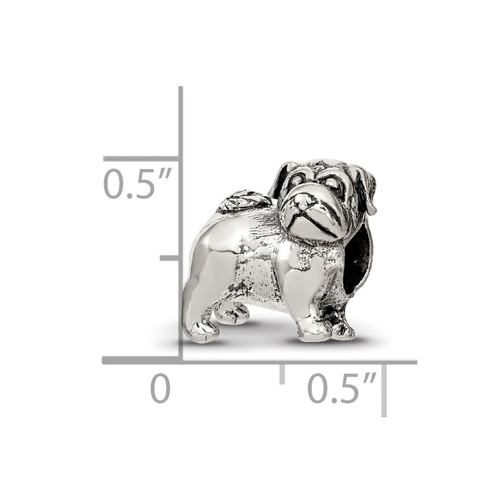 Sterlingsilber Reflections Pug Perle