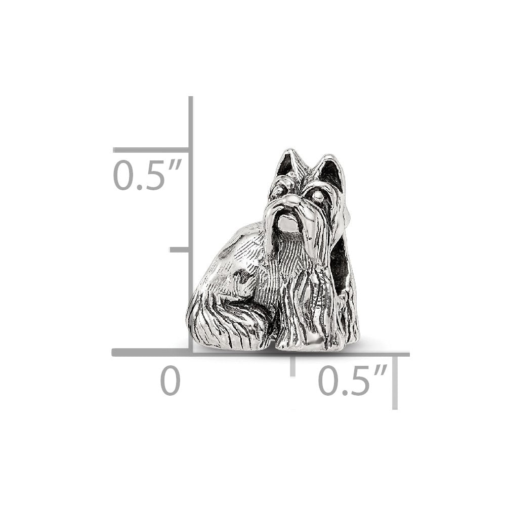 Sterlingsilber Reflections Miniature Schnauzer Perle