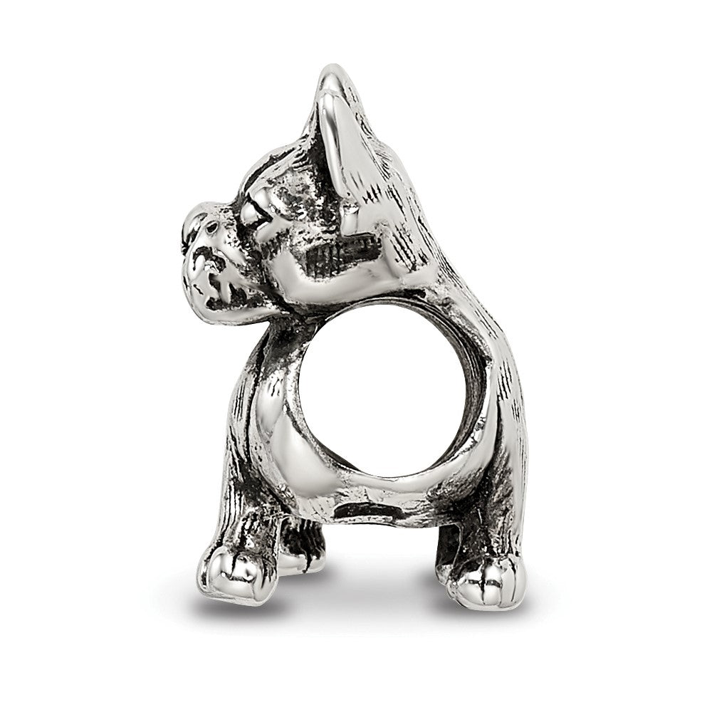 Sterlingsilber Reflections Boston Terrier Perle