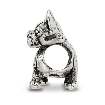 Sterlingsilber Reflections Boston Terrier Perle