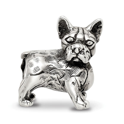Sterlingsilber Reflections Boston Terrier Perle