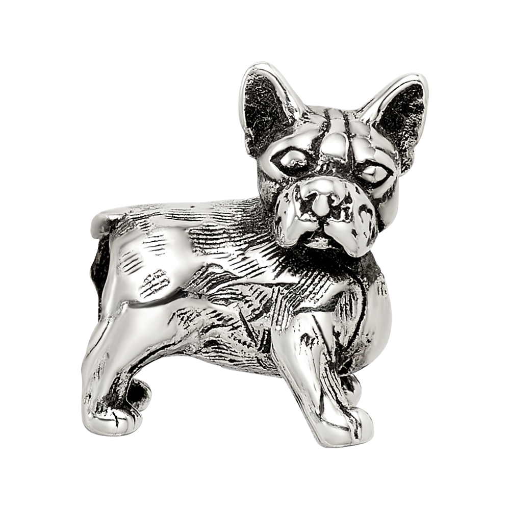 Sterlingsilber Reflections Boston Terrier Perle