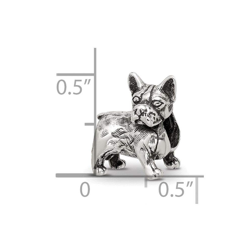 Sterlingsilber Reflections Boston Terrier Perle