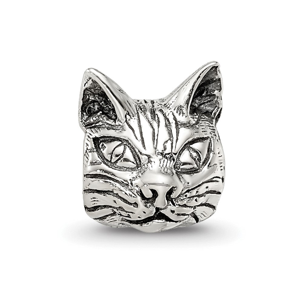 Sterlingsilber Reflections Maine Coon Katze Kopf Perle