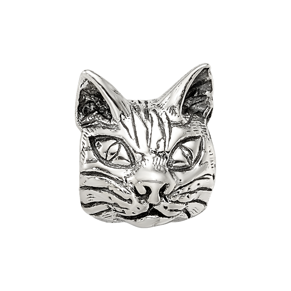 Sterlingsilber Reflections Maine Coon Katze Kopf Perle