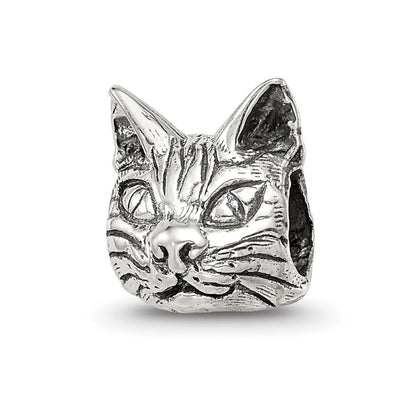 Sterlingsilber Reflections Maine Coon Katze Kopf Perle