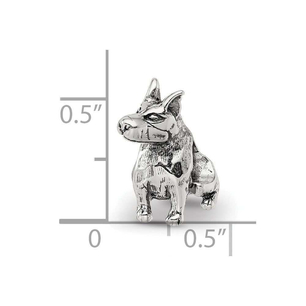 Sterlingsilber Reflections Doberman Pinscher Perle