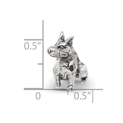 Sterlingsilber Reflections Doberman Pinscher Perle