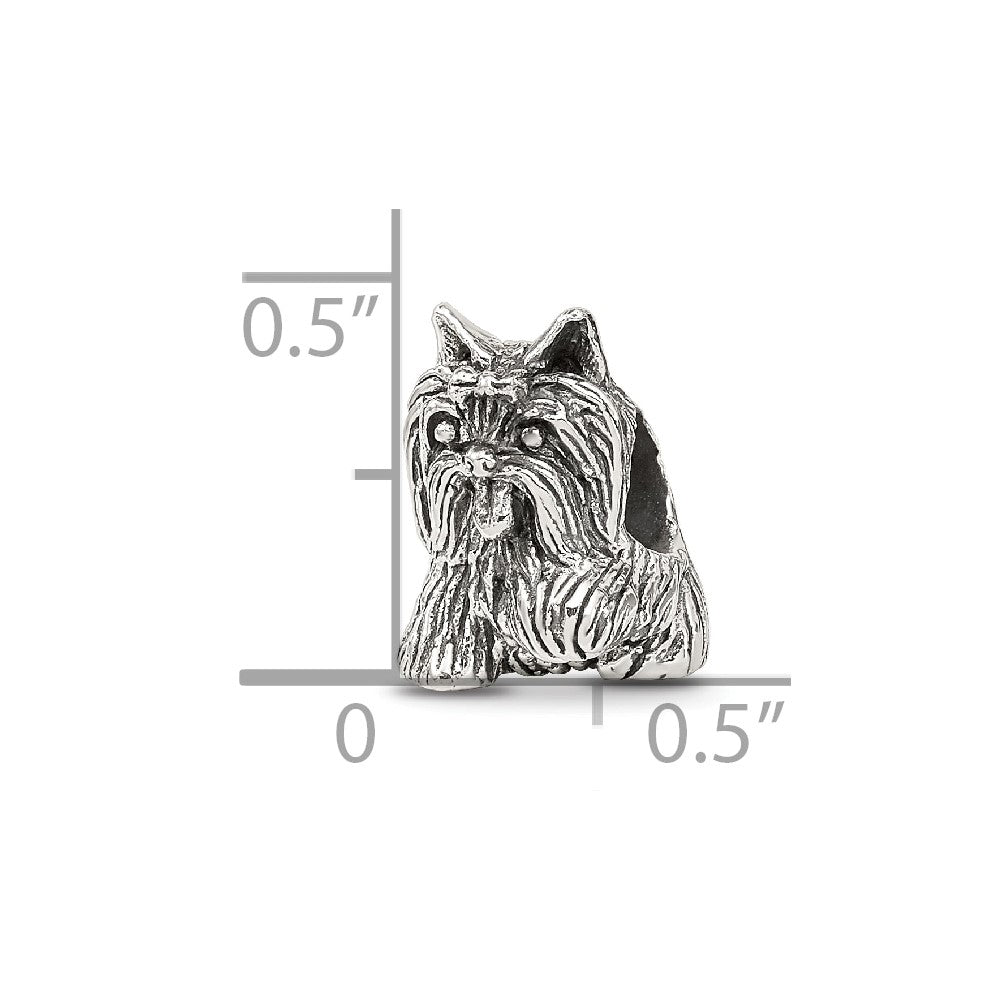 Sterlingsilber Reflections Yorkshire Terrier Perle