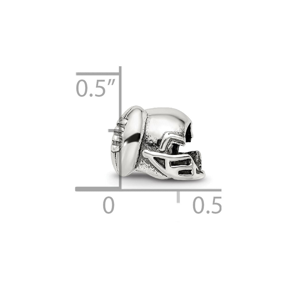 Sterlingsilber Reflections Football Helm Perle