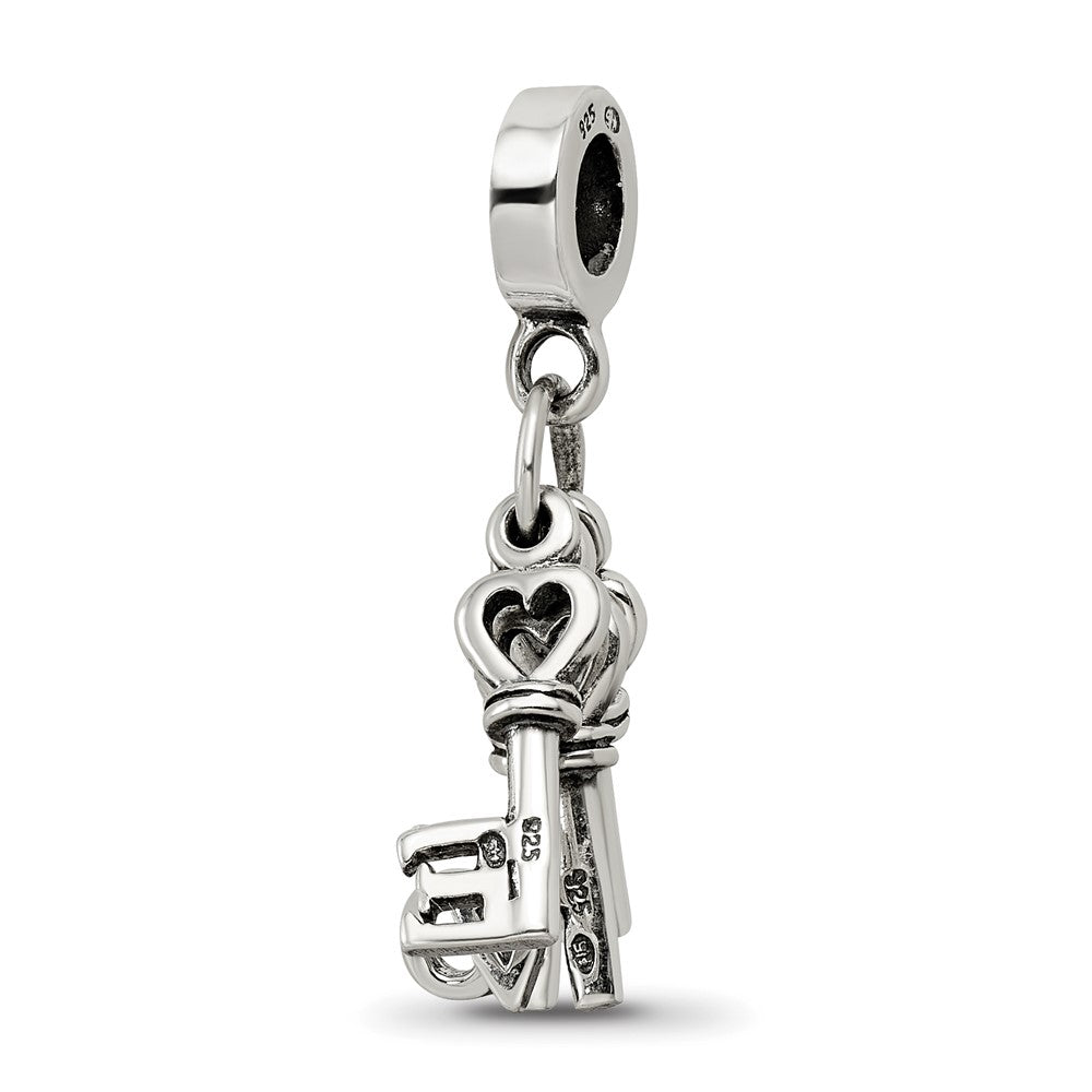 Sterlingsilber Reflections Liebe Keys Hängend Perle