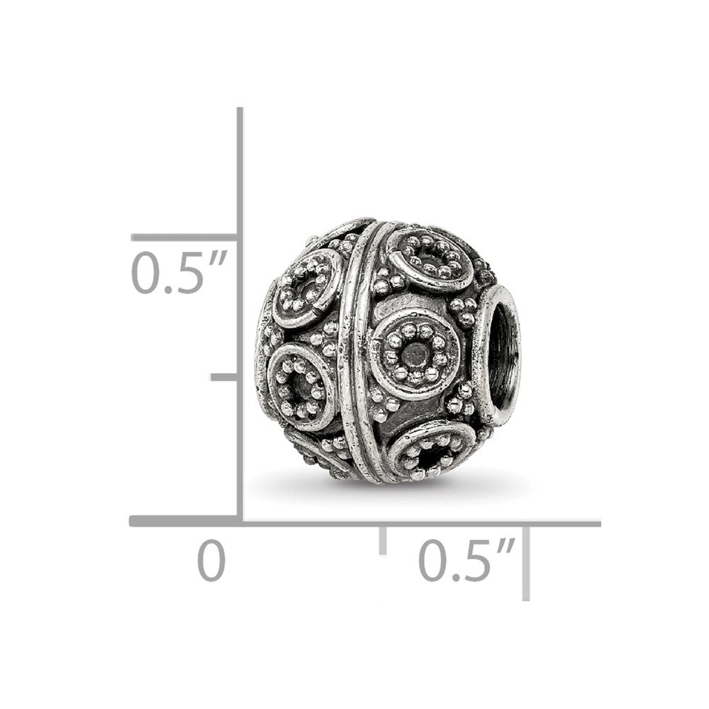 Sterlingsilber Reflections Decorative Bali Perle