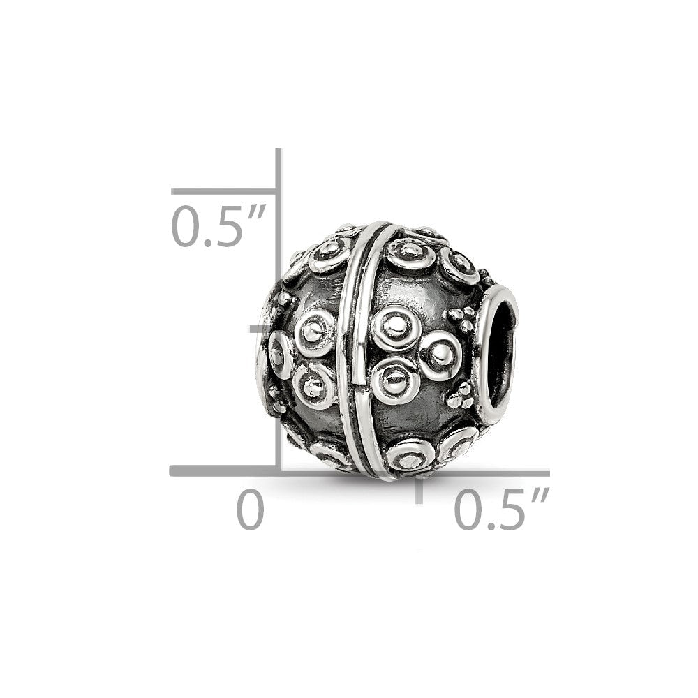 Sterlingsilber Reflections Decorative Bali Perle