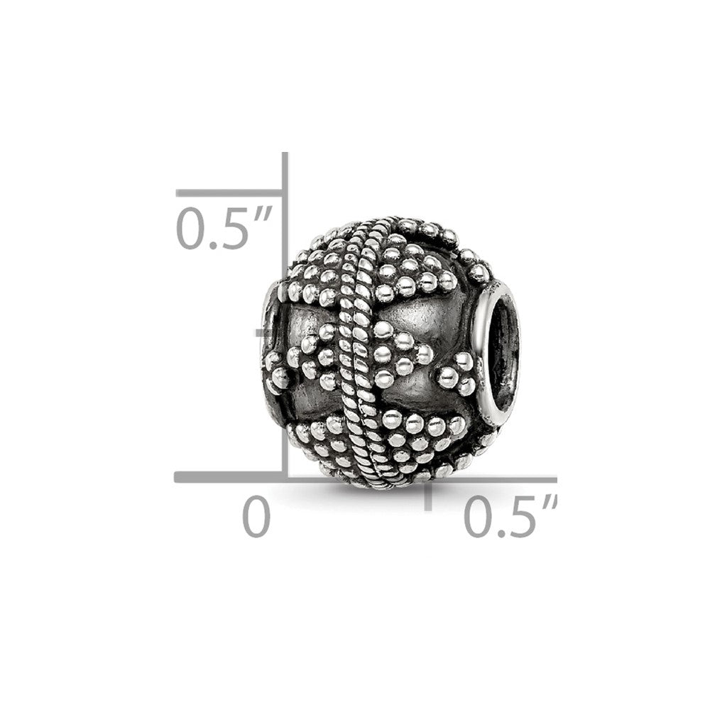 Sterlingsilber Reflections Decorative Bali Perle