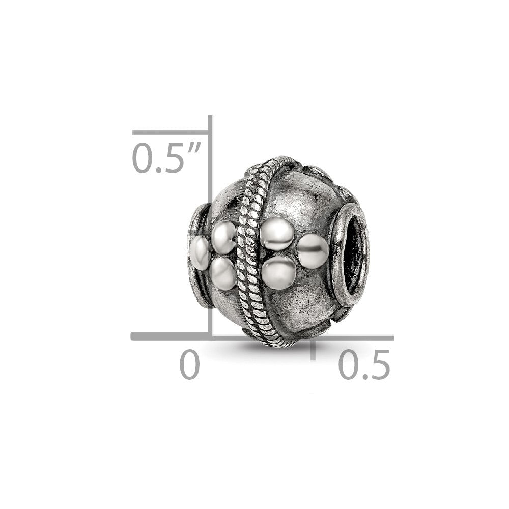 Sterlingsilber Reflections Decorative Bali Perle