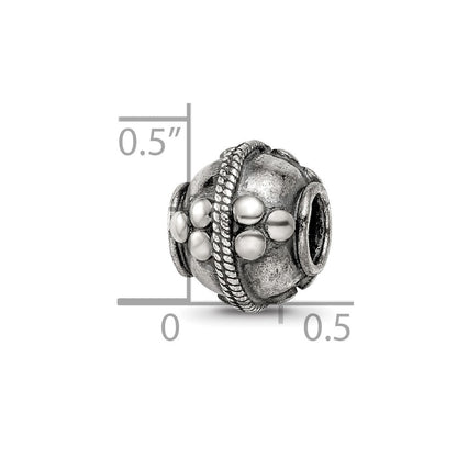 Sterlingsilber Reflections Decorative Bali Perle