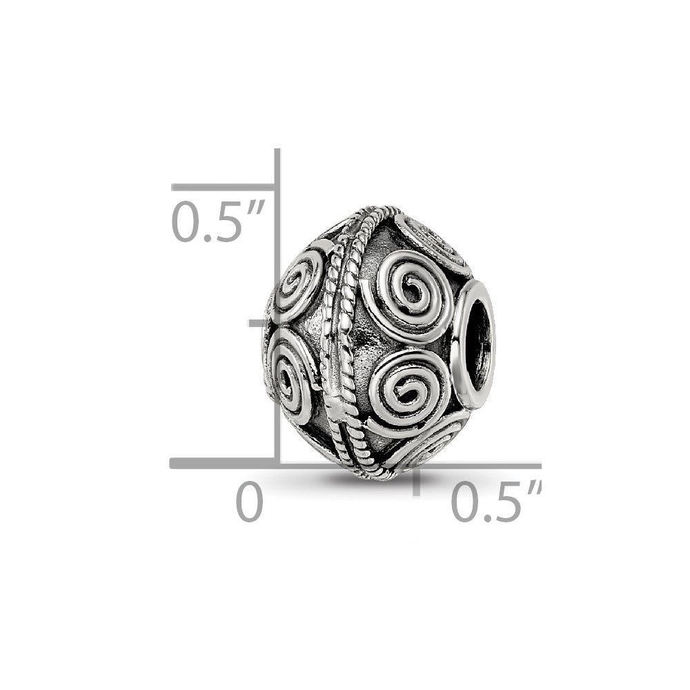 Sterlingsilber Reflections Decorative Bali Perle