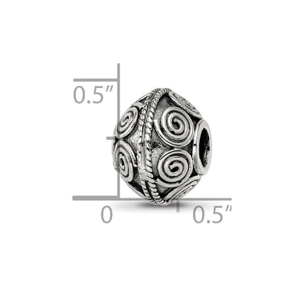 Sterlingsilber Reflections Decorative Bali Perle