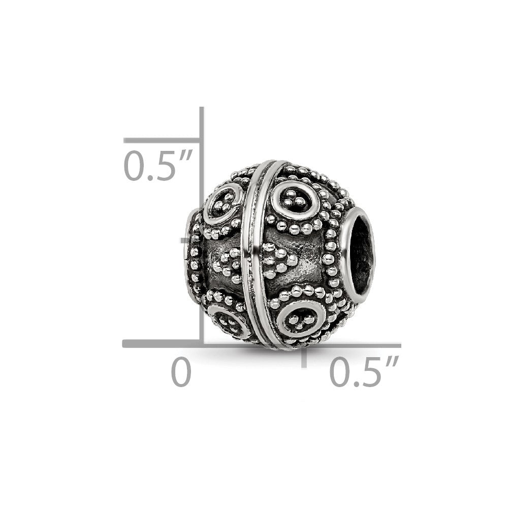 Sterlingsilber Reflections Decorative Bali Perle