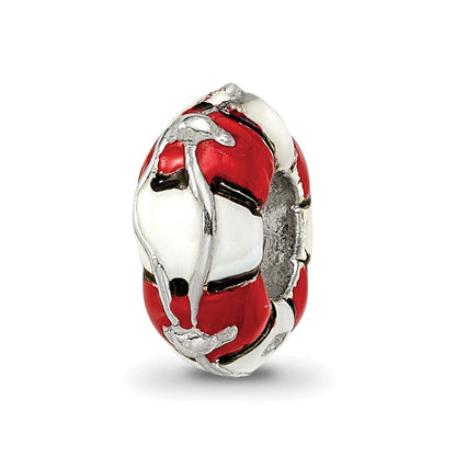 Sterlingsilber Reflections Emailliert Leben Preserver Perle