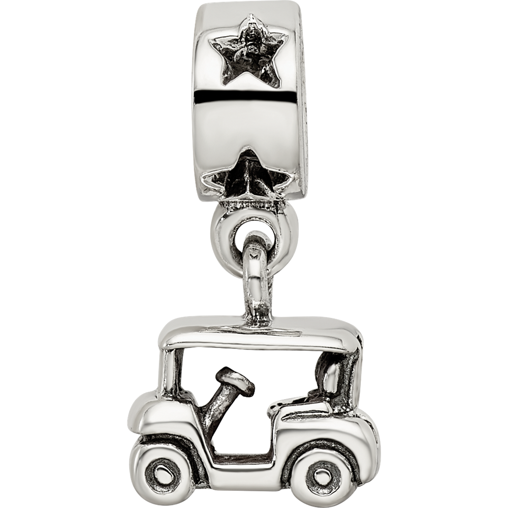 Sterlingsilber Reflections Golf Cart Hängend Perle