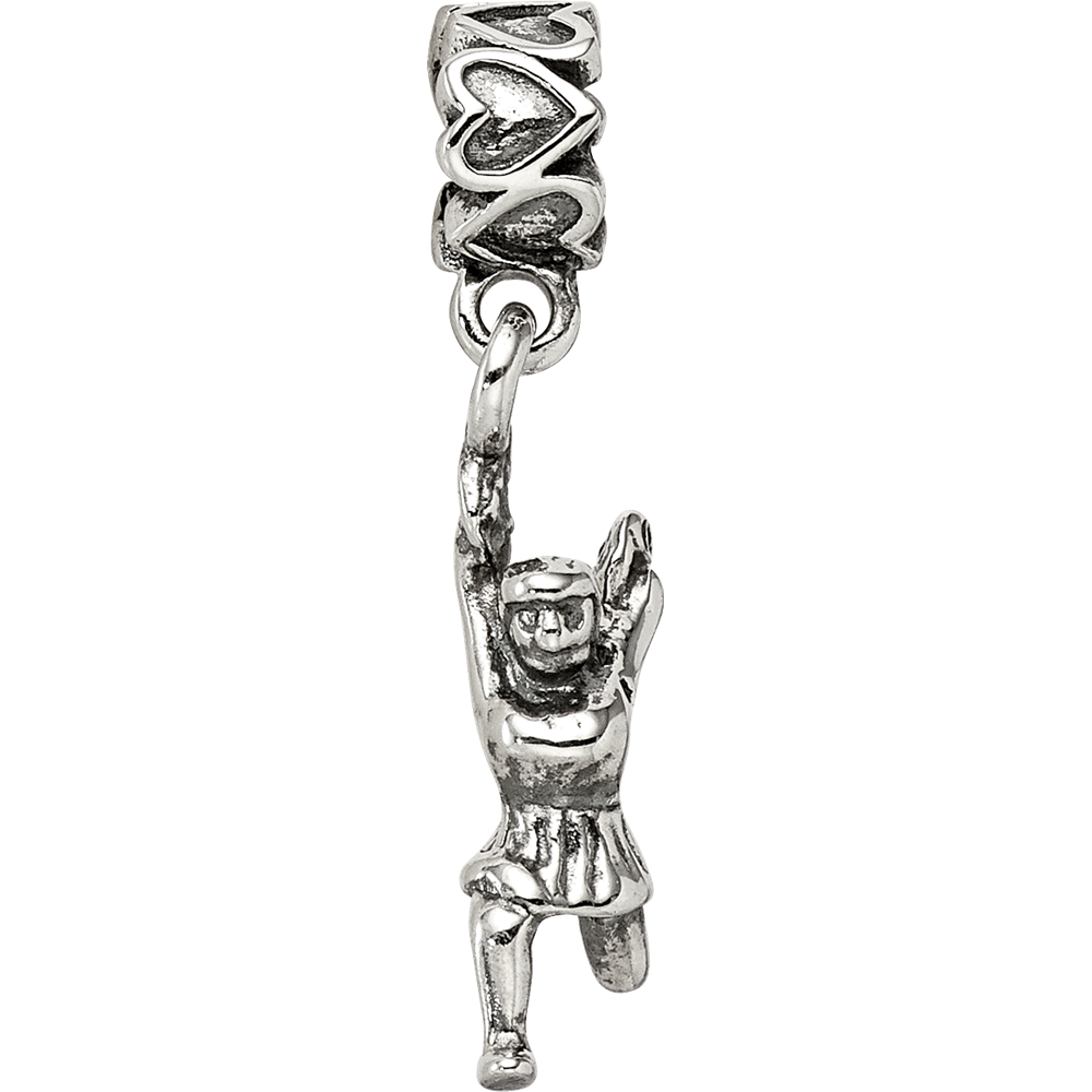 Sterlingsilber Reflections Cheerleader Hängend Perle