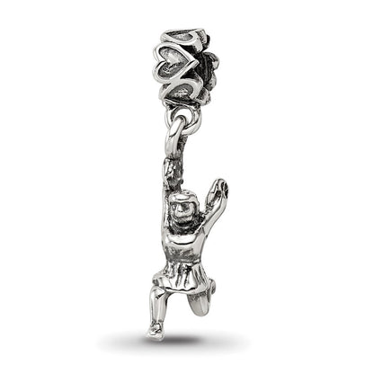 Sterlingsilber Reflections Cheerleader Hängend Perle