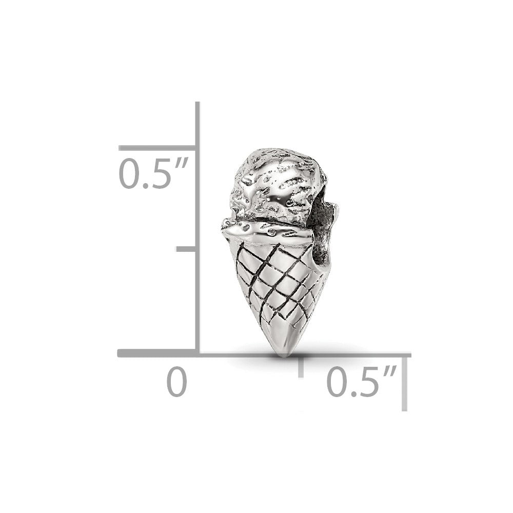 Sterlingsilber Reflections Eis Cream Cone Perle