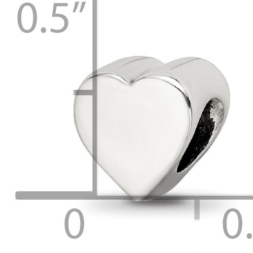 Sterlingsilber Reflections Herz Form Perle
